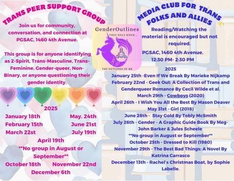 Trans Peer Support Group @ PGSAC